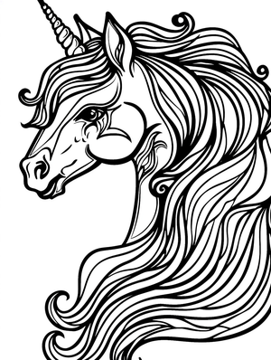 Enchanting Unicorn Coloring Pages: A Magical Experience for Kids - 17