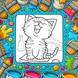 Adorable Cat Coloring Pages: A Purr-fectly Fun Activity for Kids