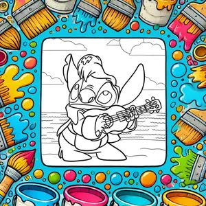 Heartwarming Lilo & Stitch Coloring Pages for Fun and Creative Kids