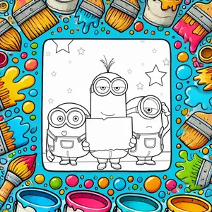 Mischievous Fun with Minion Coloring Pages for Creative Kids