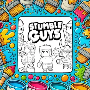 Get Ready for Action with Stumble Guys Coloring Pages